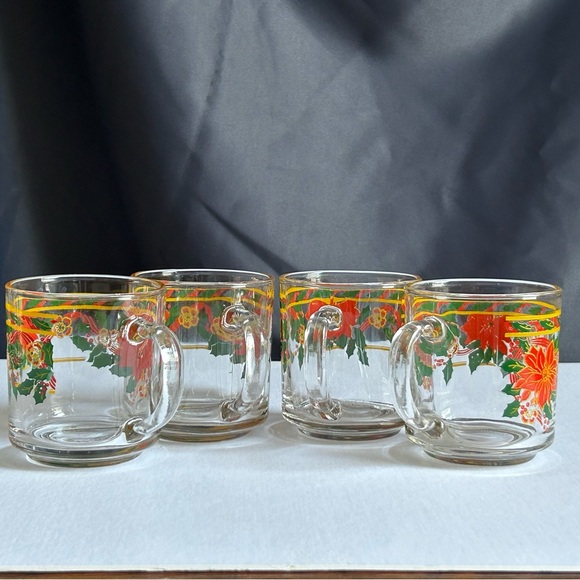 Vintage KIG Indonesia Christmas Cups 🎄Set of 4 - Picture 5 of 5